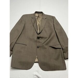 Men's Lauren Ralph Lauren Wool Blend Brown Sport Coat Blazer 46L